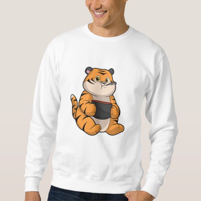 Moletom Tigre comendo com a bola (Frente)