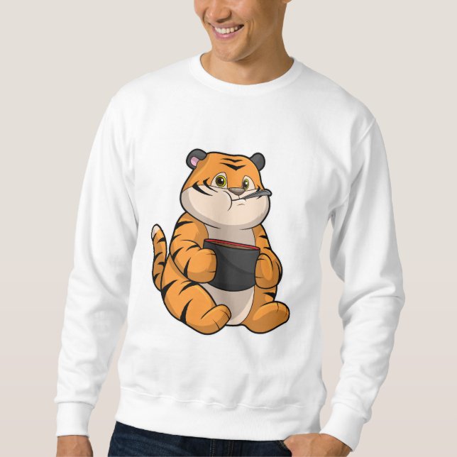 Moletom Tigre comendo com a bola (Frente)