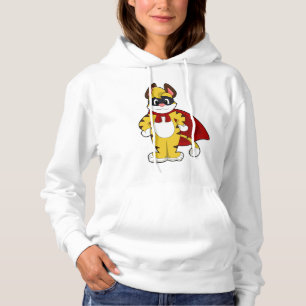 Moletom Tigre como Herói com Máscara e Cabo