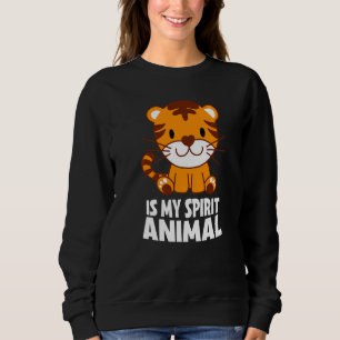 Moletom Tigre é meu animal espiritual Eu pequeno tigre Eu