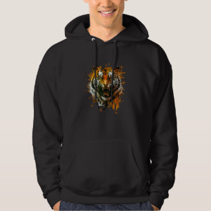 Moletom Tigre Irritado para animal selvagem Gráfico