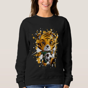Moletom Tigre Jogando Futebol - Bicho