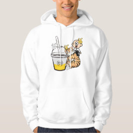 Moletom Tigre Kawaii Adormecido, Bubble Tea & Hitotsume Ko