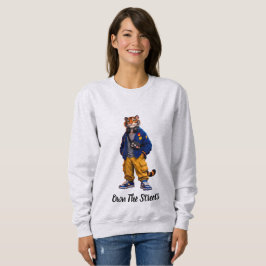 Moletom Tigre Legal na Arte de Streetwear - Tigre de Estil