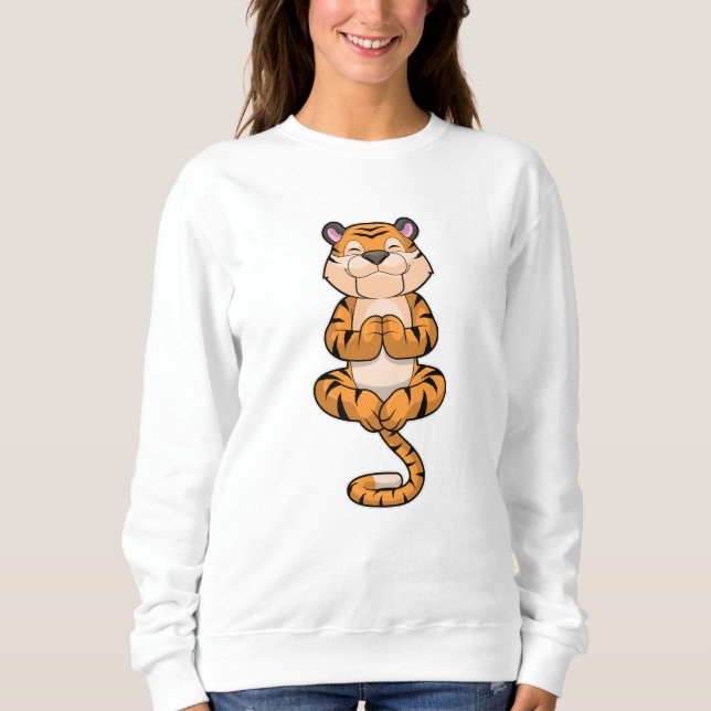 Moletom Tigre na Malhação de Yoga (Frente)
