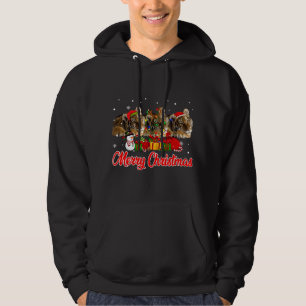 Moletom Tigre Natal Pajama Funny Xmas Lights