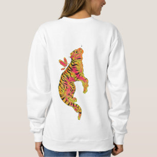 Moletom Tigre Neon Surrealista