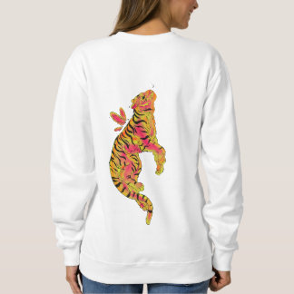 Moletom Tigre Neon Surrealista
