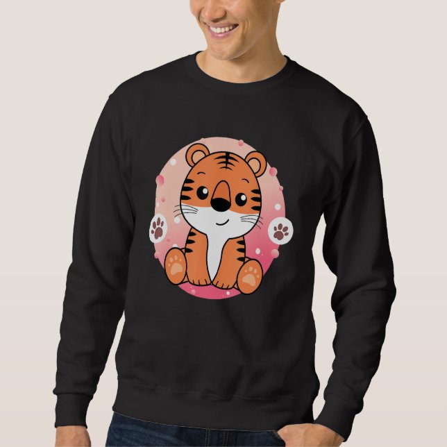 Moletom Tigre para bebês (Frente)