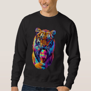 Moletom Tigre rígido Sorvete Cone Retroativo 80s - Verbo U