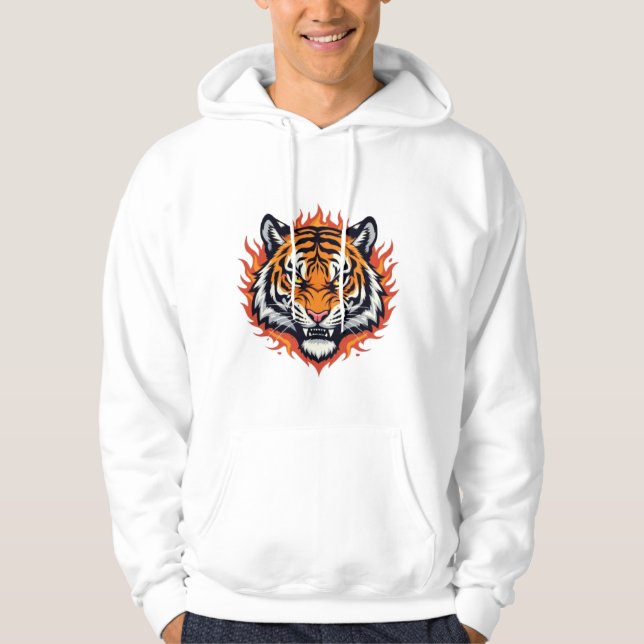 Moletom Tigre Silencioso – Precisão e Poder (Frente)