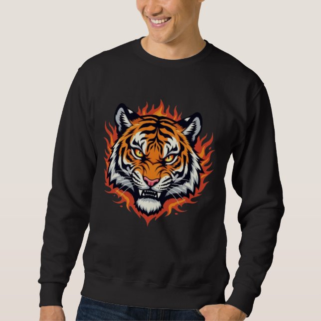 Moletom Tigre Silencioso – Precisão e Poder (Frente)