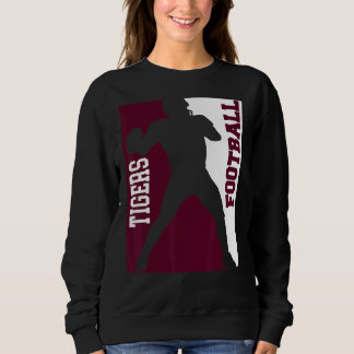 Moletom Tigres Futebol Silhouette Tackle Maroon White Lov