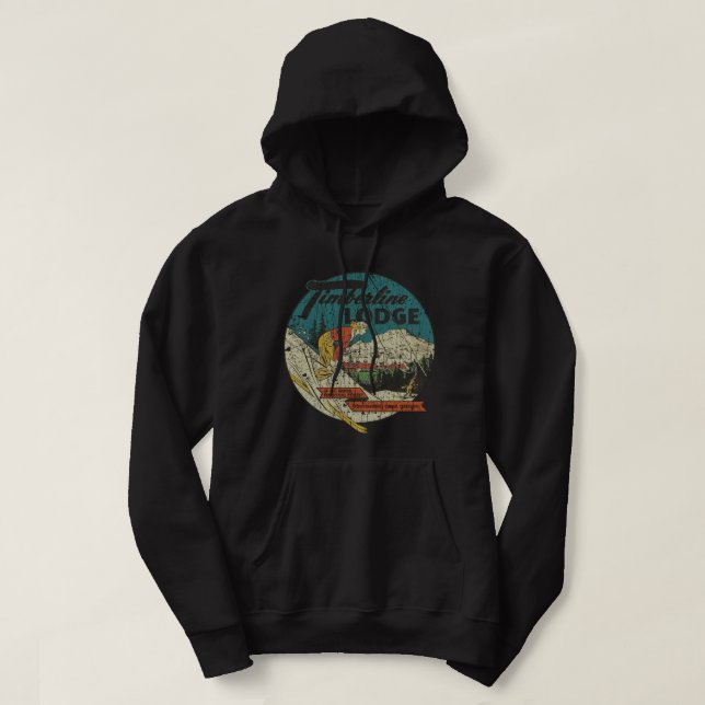 Moletom Timberline Lodge 1938 Skiing Lover (Frente do Design)