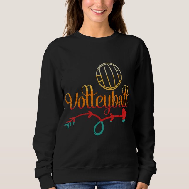 Moletom Time de Volei Retro Athletic Esporte Rede Estique  (Frente)