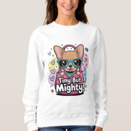 Moletom Tiny but Mighty Chihuahua T-Shirt
