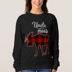 Moletom Tio Bonito Moose - Festa de Natal da Xadrez Vermel