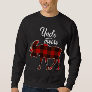 Moletom Tio Bonito Moose - Festa de Natal da Xadrez Vermel