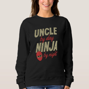 Moletom Tio Por Dia Ninja Por Noite Tio Ninja