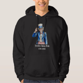 Moletom Tio Sam Feliz 4 de Julho Patriótico