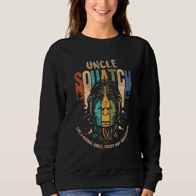 Moletom Tio Squatch - Engraçado Sasquatch Cryptid Lo (Frente)
