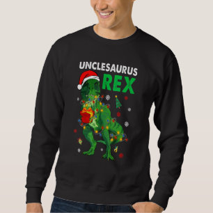 Moletom Tio T Rex Natal Dinossauro Unclesauro Matchin