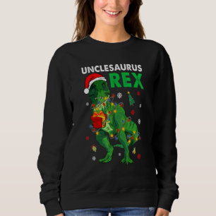 Moletom Tio T Rex Natal Dinossauro Unclesauro Matchin