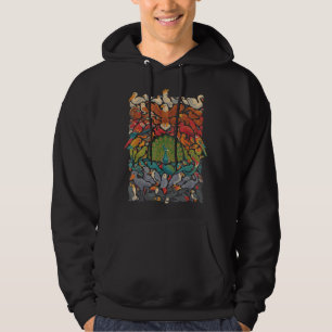 Moletom Tipo de aves, aves de capoeira, jardim, cardeal P