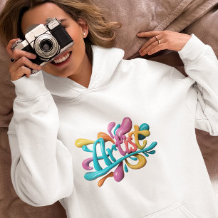 Moletom Tipografia Artista Colorida, Moderna, Na moda