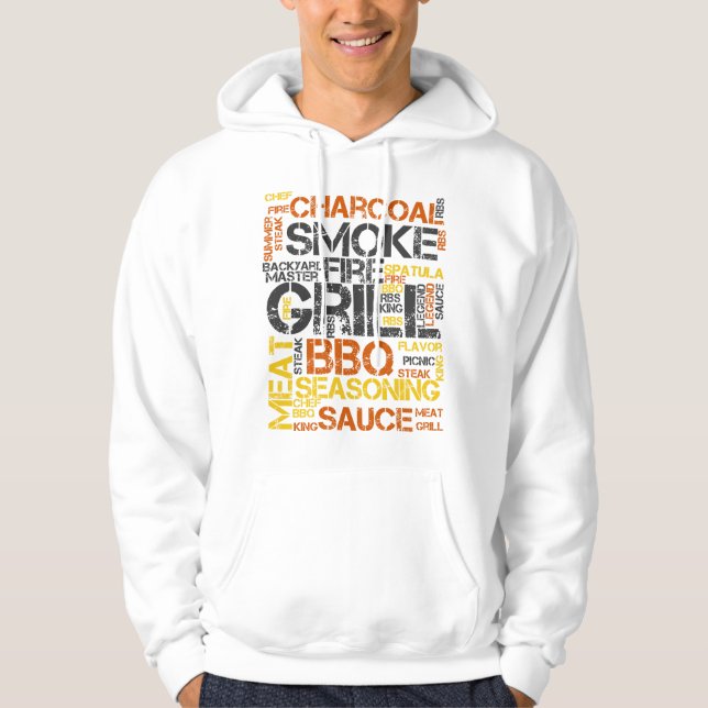 Moletom Tipografia BBQ Grill Master (Frente)
