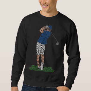 Moletom Tipografia de Arte Golf Golfer