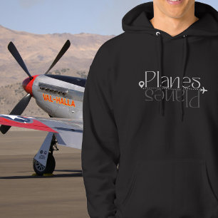 Moletom Tipografia de Aviões & Avião, Aniversário, Minimal
