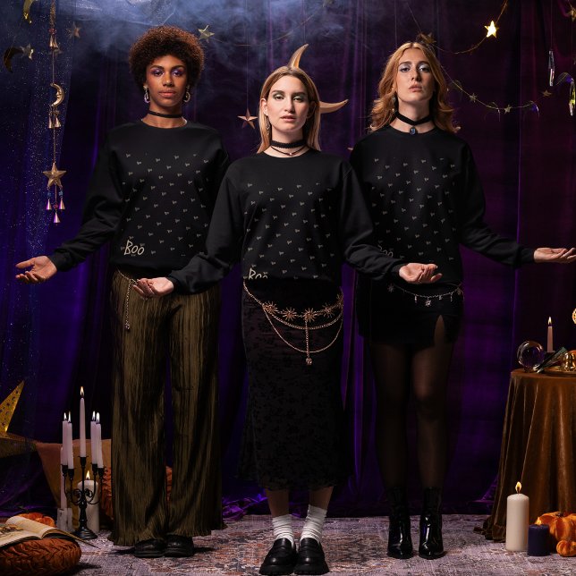 Moletom Tipografia do dia das bruxas (Criador carregado)