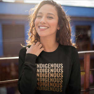 Moletom Tipografia do indígenas Orgulho Nativo Indiano Nat