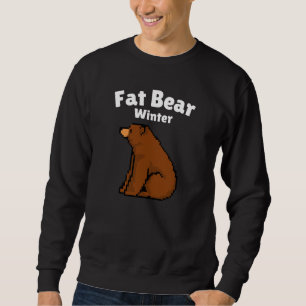 Moletom Tipografia do Urso Gordo de Inverno, Urso Relaxand