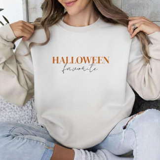 Moletom Tipografia Favorita de Halloween | Cute Temporada 