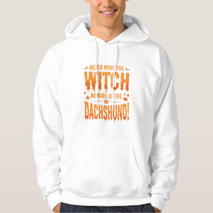 Moletom Tipografia Vetorial de Aviso de Bruxas de Hallowee