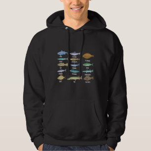 Moletom Tipos De Peixes Águas frescas