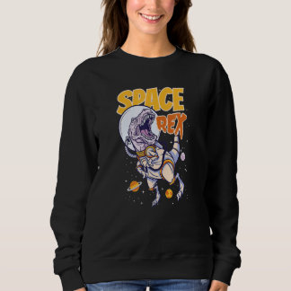 Moletom Tirano-sauro Rex Espacial Motivo Viagem Espacial T