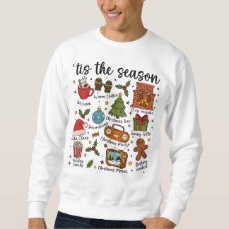 Moletom ’Tis the Season Christmas Icons Sweater