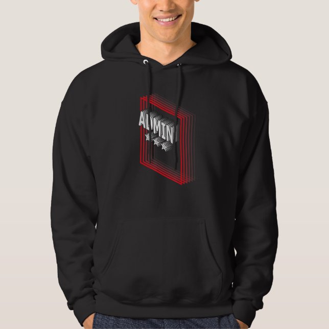 Moletom Título de Cargo Administrativo Apreciação Retro (Frente)