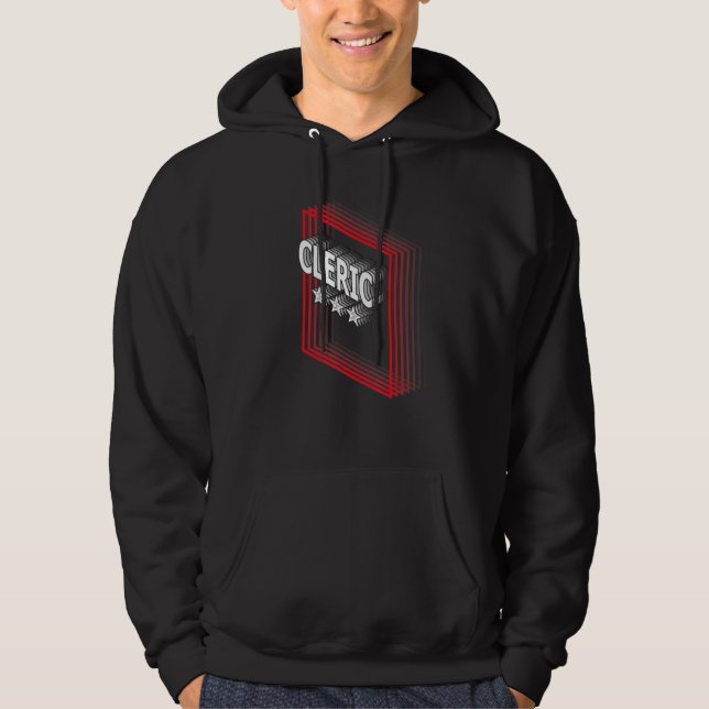 Moletom Título de Cargo de Clérigo Apreciação Retro (Frente)