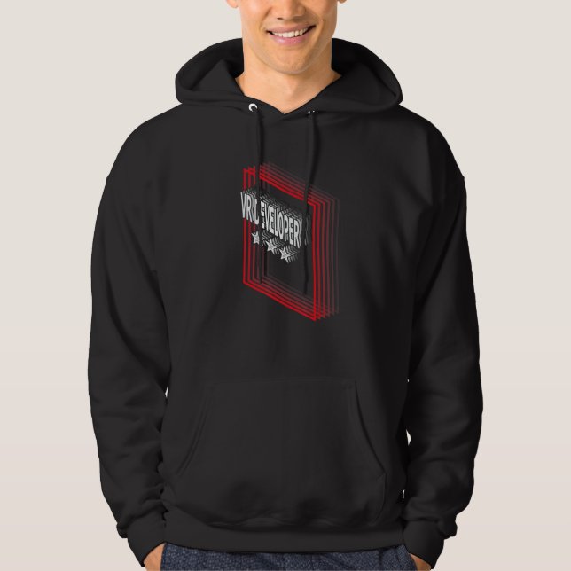 Moletom Título de Trabalho de Desenvolvedor de RV Apreciaç (Frente)
