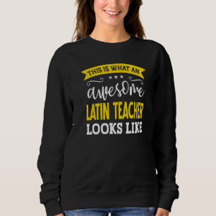 Moletom Título do Trabalho de Professora Latino - Trabalha