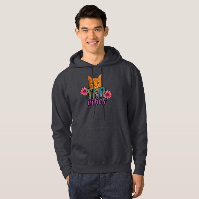 Moletom TNR Vibes Cat Rescue Unisex Hoodie (Frente Completa)