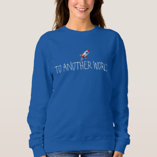 Moletom To Another World Astronaut - Royal Blue Sweatshirt