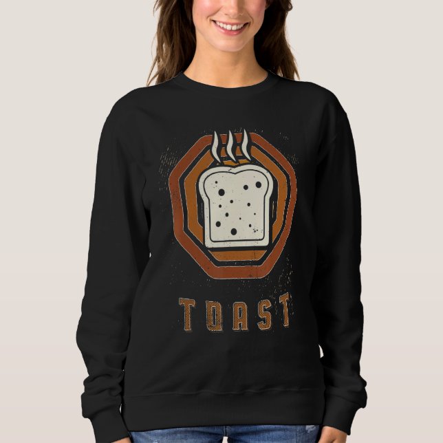 Moletom Toast Vintage Retro Classic Love (Frente)