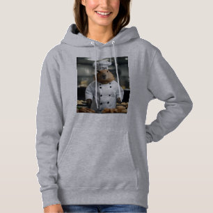Moletom Toca do Chef Capivara engraçado, Ladies Hoodie