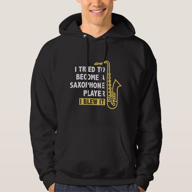 Moletom Toca Saxofone (Frente)