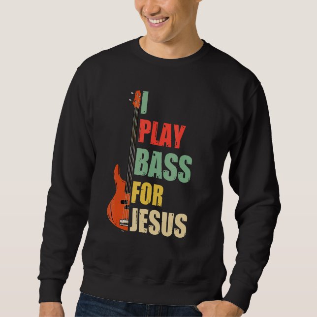 Moletom Toco Bass Por Jesus (Frente)